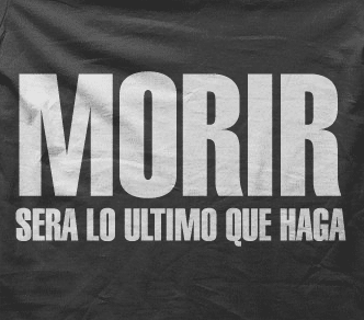 Camiseta morir-detalle