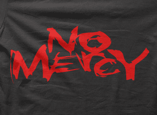 Camiseta no mercy-detalle