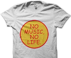 no music..