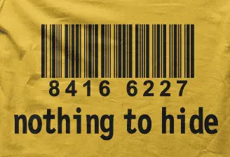 Camiseta nothing to hide-detalle