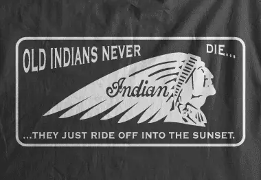 Camiseta old indians-detalle