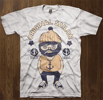 Camiseta original sailor-detalle