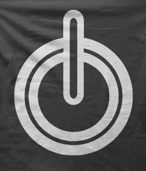Camiseta power on-detalle