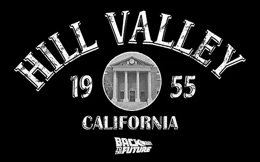 Camiseta regreso al futuro-detalle