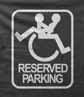 Camiseta reserved parking-detalle