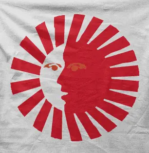 Camiseta sol y cara-detalle