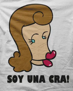 Camiseta soy una cra-detalle