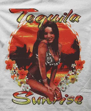Camiseta tequila sunrise-detalle