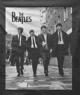 Camiseta the beatles II-detalle