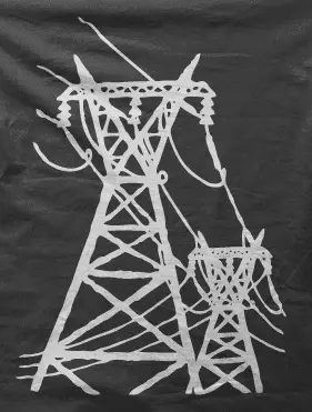 Camiseta torretas-detalle