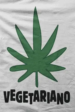 Camiseta vegetariano-detalle